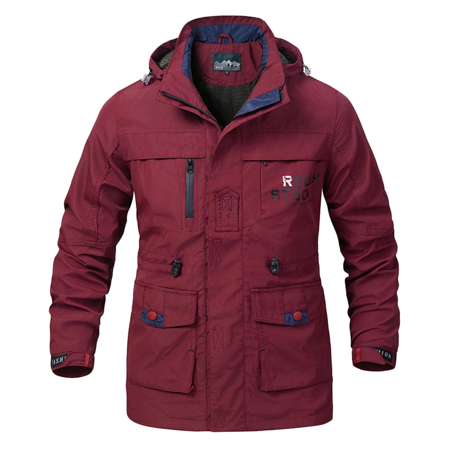 Générique Manteau Homme Hiver Léger Slim Fit Manteaux Manches Longues Léger Veste D'automne Coupe Vent Hiver Chaud Light Jacket Promenades En Ville, Tenue De Ville