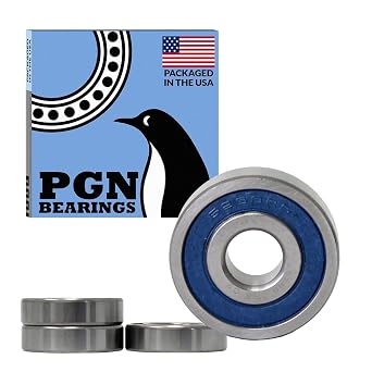 PGN 6200-2RS 4 Pack Ball Bearing 10x30x9mm Chrome Steel Sealed