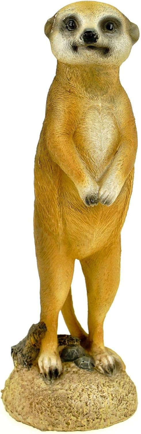 Kremers Schatzkiste Kleines Erdmännchen stehend Figur Gartenfigur 20 cm