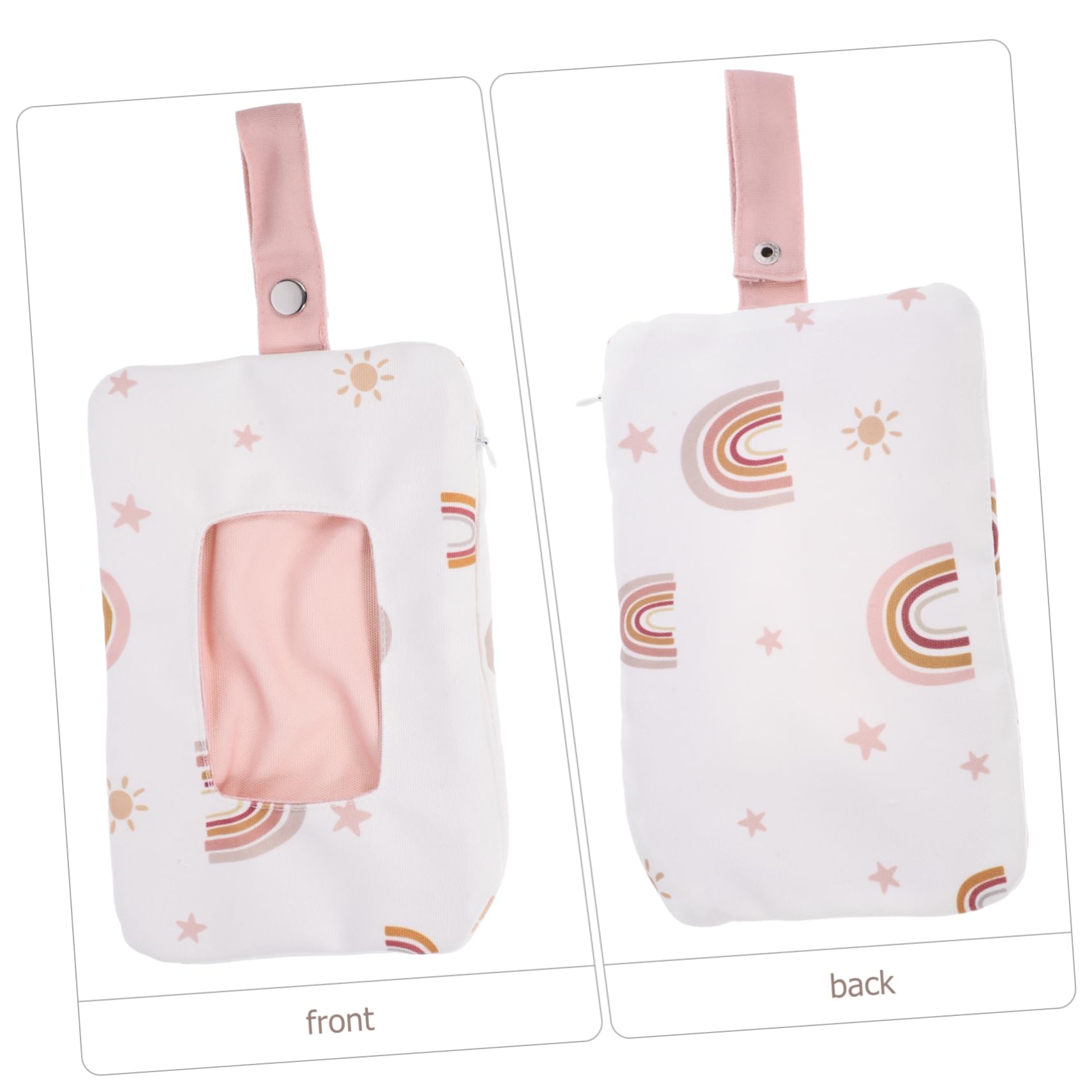 Alipis 3stücke Portable Wipes Container Bag Wiederverwendbare Wickeltuch-dispenser-tasche Praktisches Design Mit Aufhängeschlaufe Für Reisen Für Unterwegs Babyausstattung