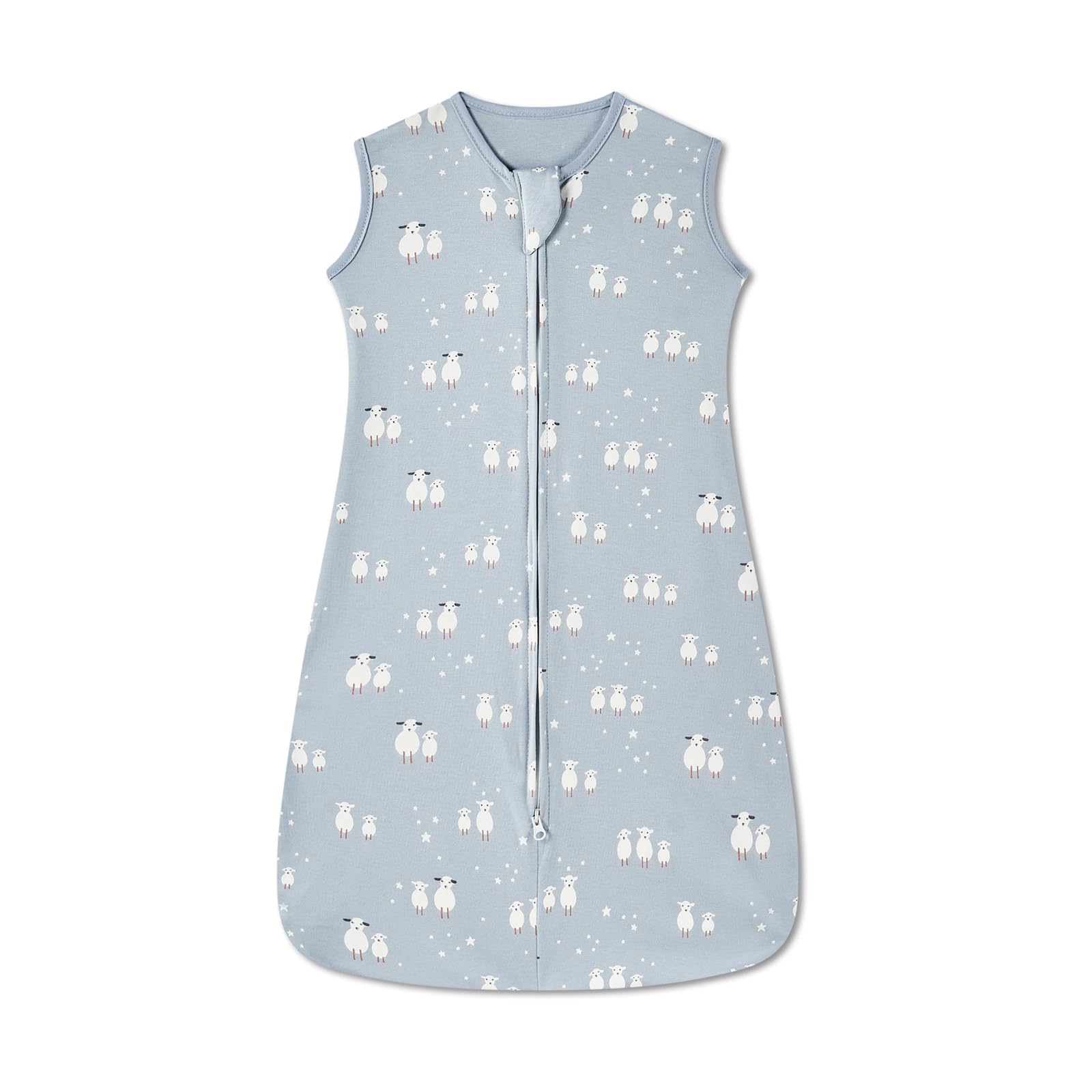 Insular Wearable Blanket Cotton Baby Sleep Sack with 2-Way Zipper for Boys Girls