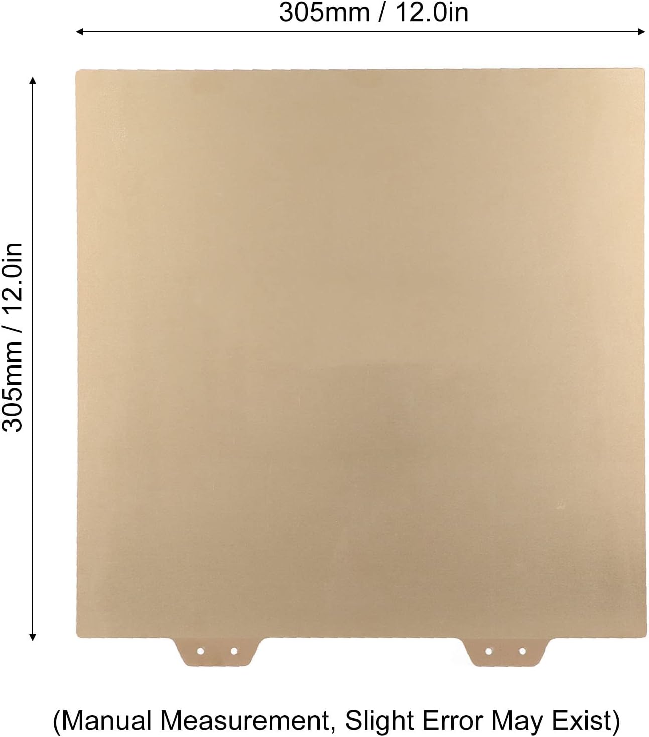 Sanpyl 305mm PEI 3D Printer Bed, Double Sided Plate with Magnetic Base, High Temp for voron2.4/PLA/ABS Filaments