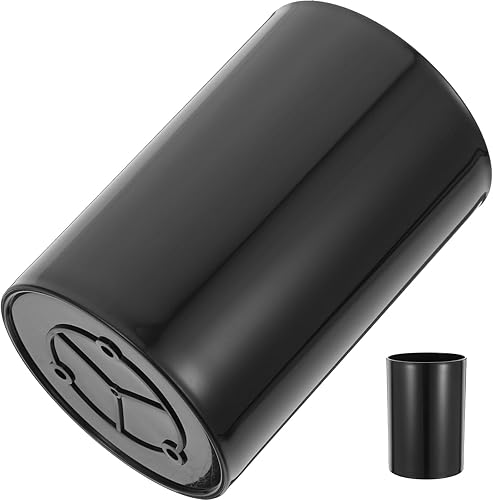 UPKOCH Soporte para utensilios de cocina, soporte para cubiertos, cuchara y espátula, organizador de utensilios para encimera de cocina, negro, S