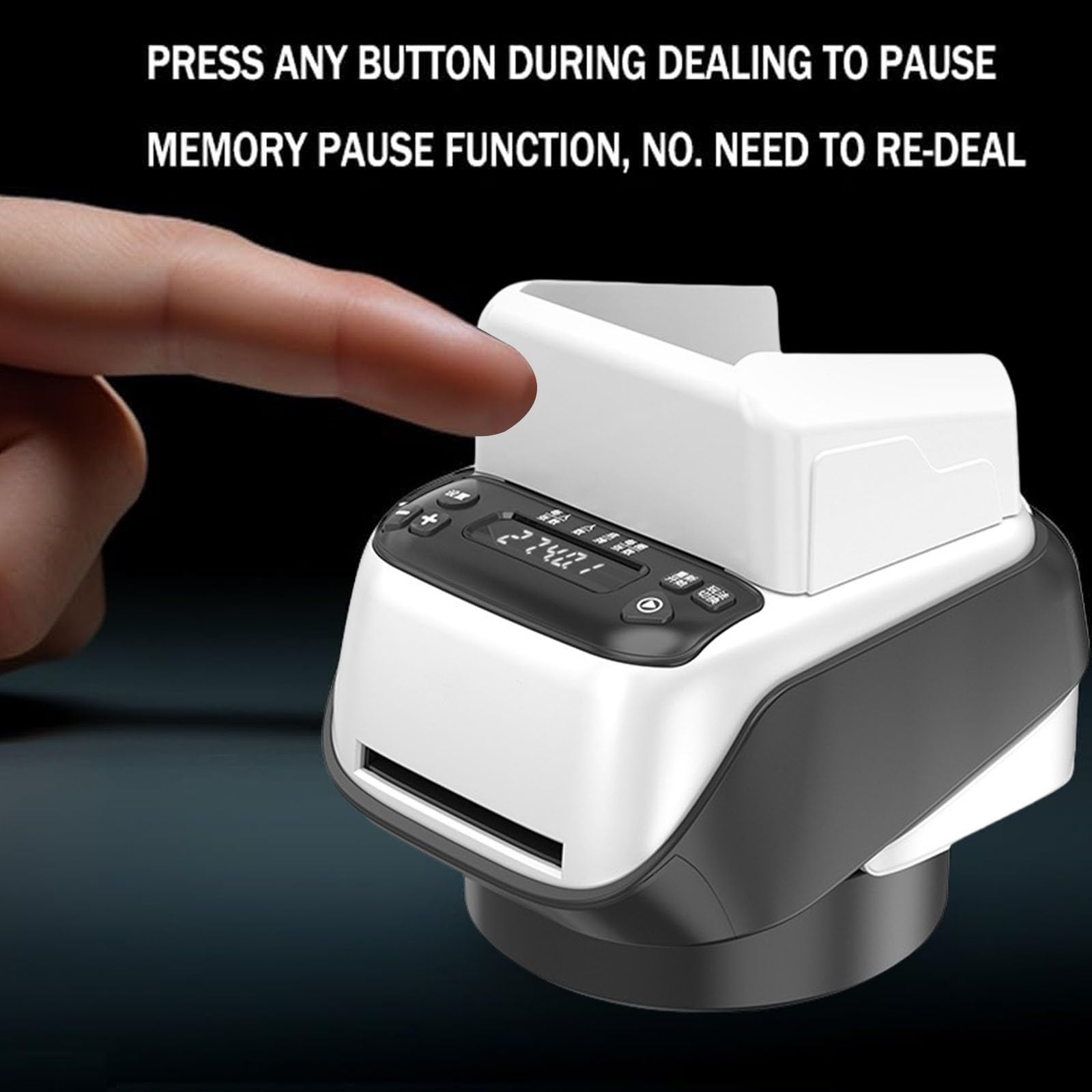 自動カード　シャッフルディーラーマシン　360°回転バッテリー内蔵2000mAh Amazon.co.jp: 自動カードシャッフル ディーラーマシン 充電式