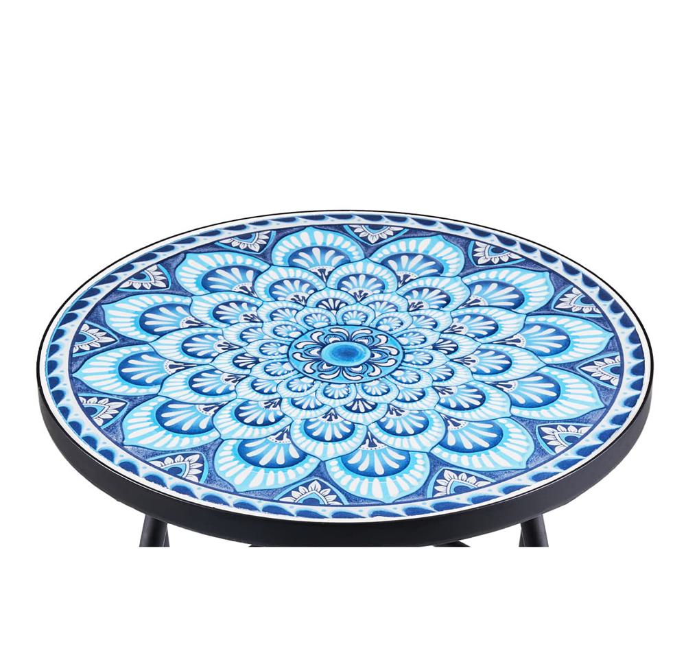 Amazon.com: VONLUCE Mosaic Side Table and Plant Stand, 21