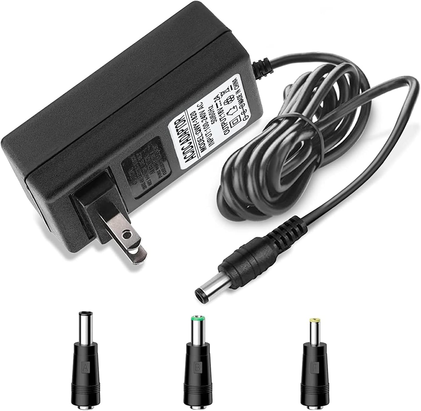 Massage Gun AC DC Power Supply Adapter 18V 2A Universal Compatible with Naipo, Sharper Image 2437599 1011666 1013002 1012667 1013983, Hyperice Hypervolt GO Model 55000 001-00 & More 18V Charger Cable Massage Gun AC DC Power Supply Adapter 18V 2A Universal Compatible with Naipo, Sharper Image 2437599 1011666 1013002 1012667 1013983, Hyperice Hypervolt GO Model 55000 001-00 & More 18V Charger Cable