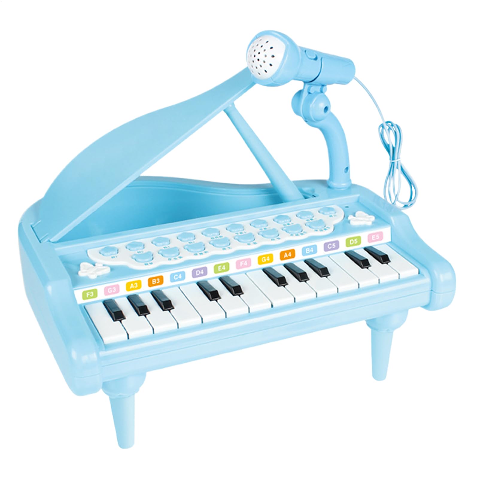 Pianoforte giocattolo per bambini, strumento per lo sviluppo precoce del | Piccolo strumento musicale elettronico per bambini, regalo per compleanno, Natale, Capodanno, ragazzi e ragazze