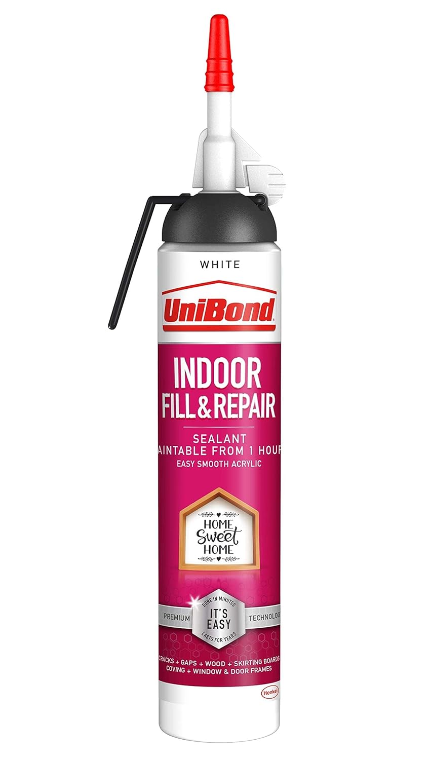 UniBond Fill & Repair Sealant for Indoor Use, White Acrylic Sealant