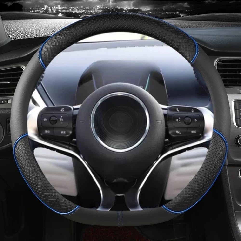 BIKKJBK Car steering wheel cover For BYD for Atto 3 for Atto 3 for EV for Yuan for Plus 2022 2023 UP Sport D Shape Car Steering Wheel Cover Auto Accessories Car steering wheel interior