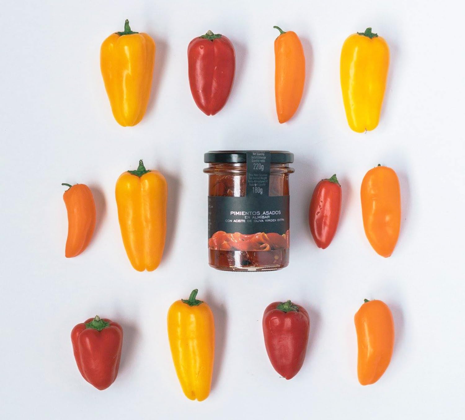 Pimientos Asados en Almíbar (220 g) - La Chinata