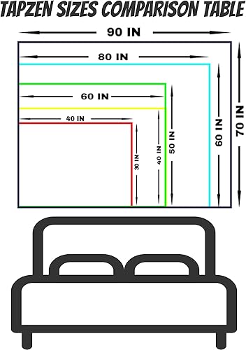 Miniatura 5 de Tapzen Tapiz de árbol de la vida con diseño de estrella para dormitorio, diseño de bosque natural, para colgar en la pared, galaxia hippie, bohemio,