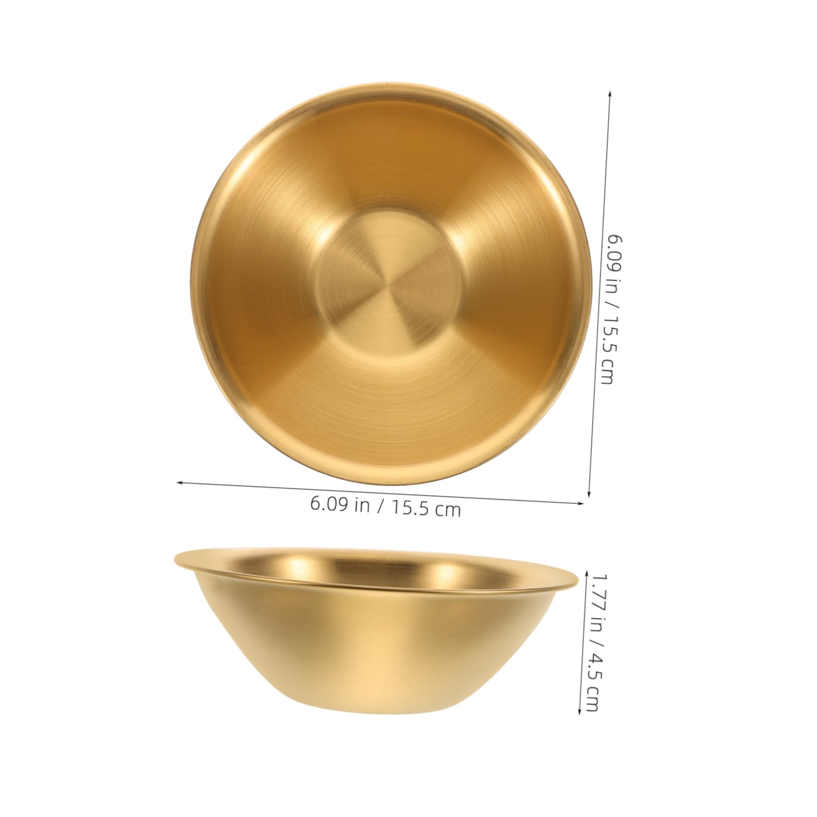 Hemoton Stainless Steel Multi Functional Salad Bowl Reusable Sauce Dishes for Outdoor Camping Travel Picnics Stackable Storage Container with Smooth Edges Compact Design for Easy Carrying