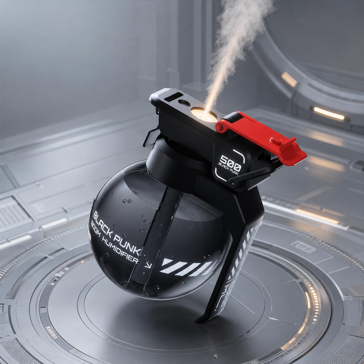 Mini umidificatore portatile da scrivania, nebbia fresca, allevia pressione e stress, vapore fresco, bottiglia d'acqua per camera da letto, ufficio, viaggi all'aperto, sala giochi