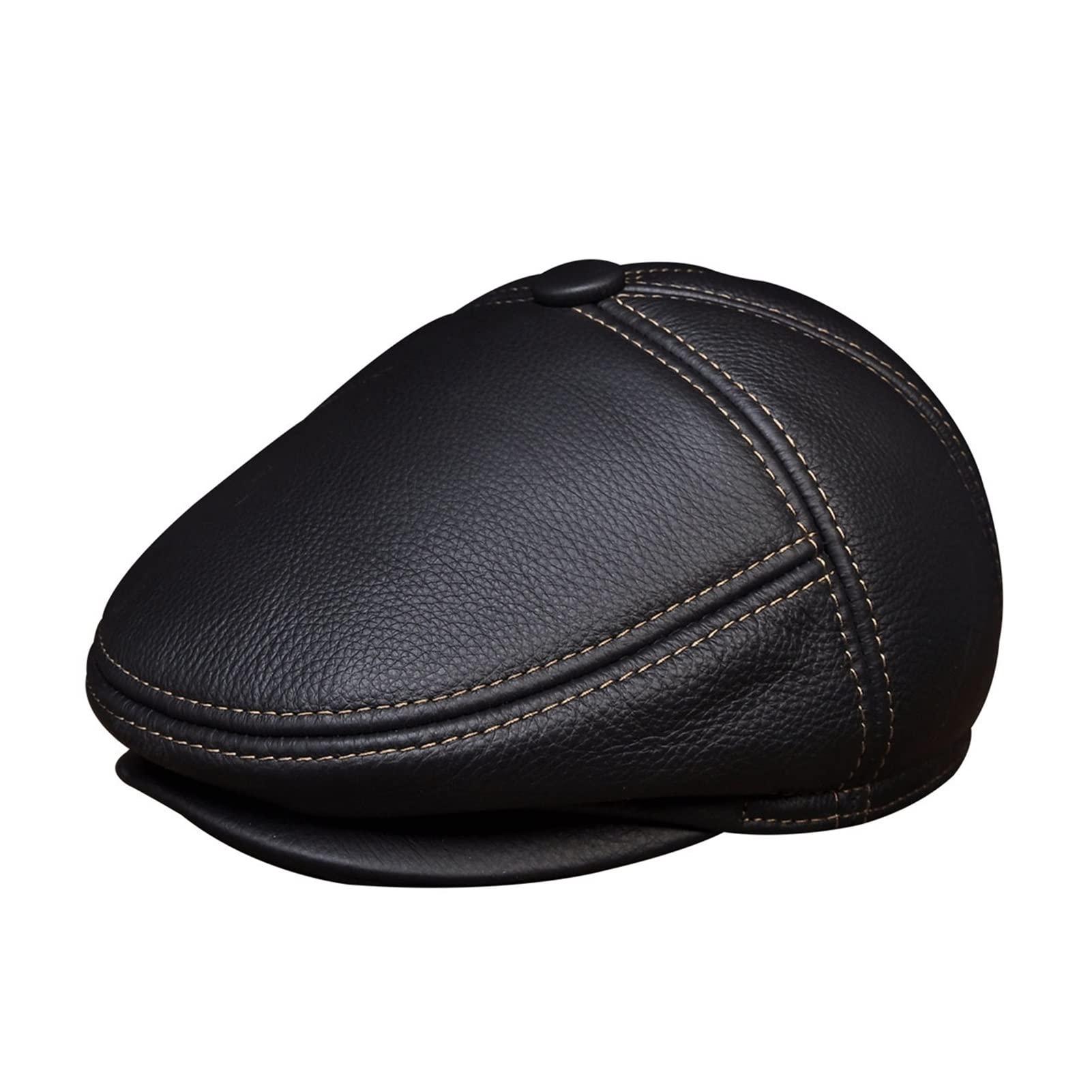 Design Męska skórzana czapka/Newsboy/Beret/Cabbie Hat