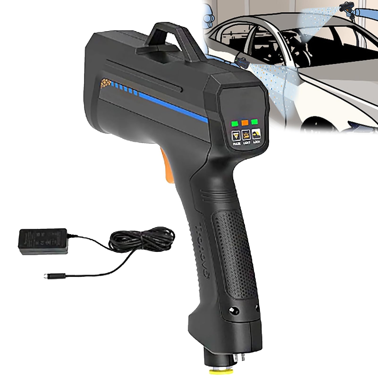 Jonizujący Pistolet Powietrzny, 24V Pistolet Antystatyczny, Eliminator Elektrostatyczny Z Balansem Jonowym, Do Usuwania Ładunków Statycznych W Przemyśle, Konserwacja Elektroniki