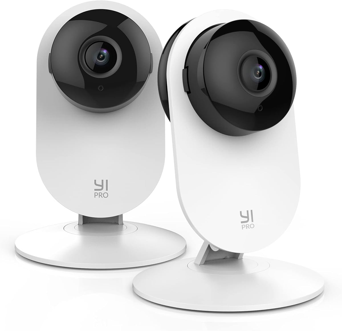 Pro 2K Home Security Camera 2Packs,2.4GHz WiFi with Smart Detection | Wired Indoor Camera with Person, Vehicle, Animal Smart Detection, YI HOME App, Works with Alexa and Google Assistant