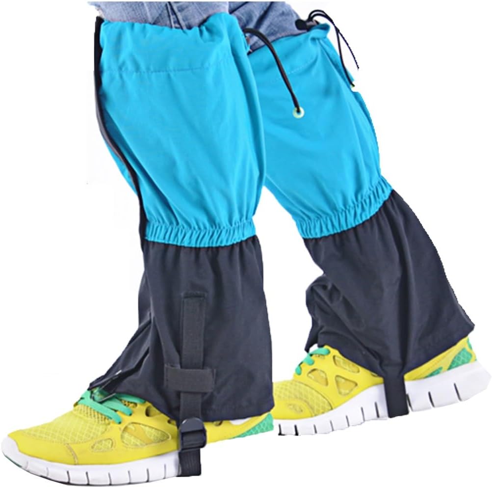 Leg Gaiters, Children’s Anti-Snake Bites with Plush Snowshoe Gaiters Cycling Leg Protection, Suitable for Skiing, Cycling, Hunting, and Hiking