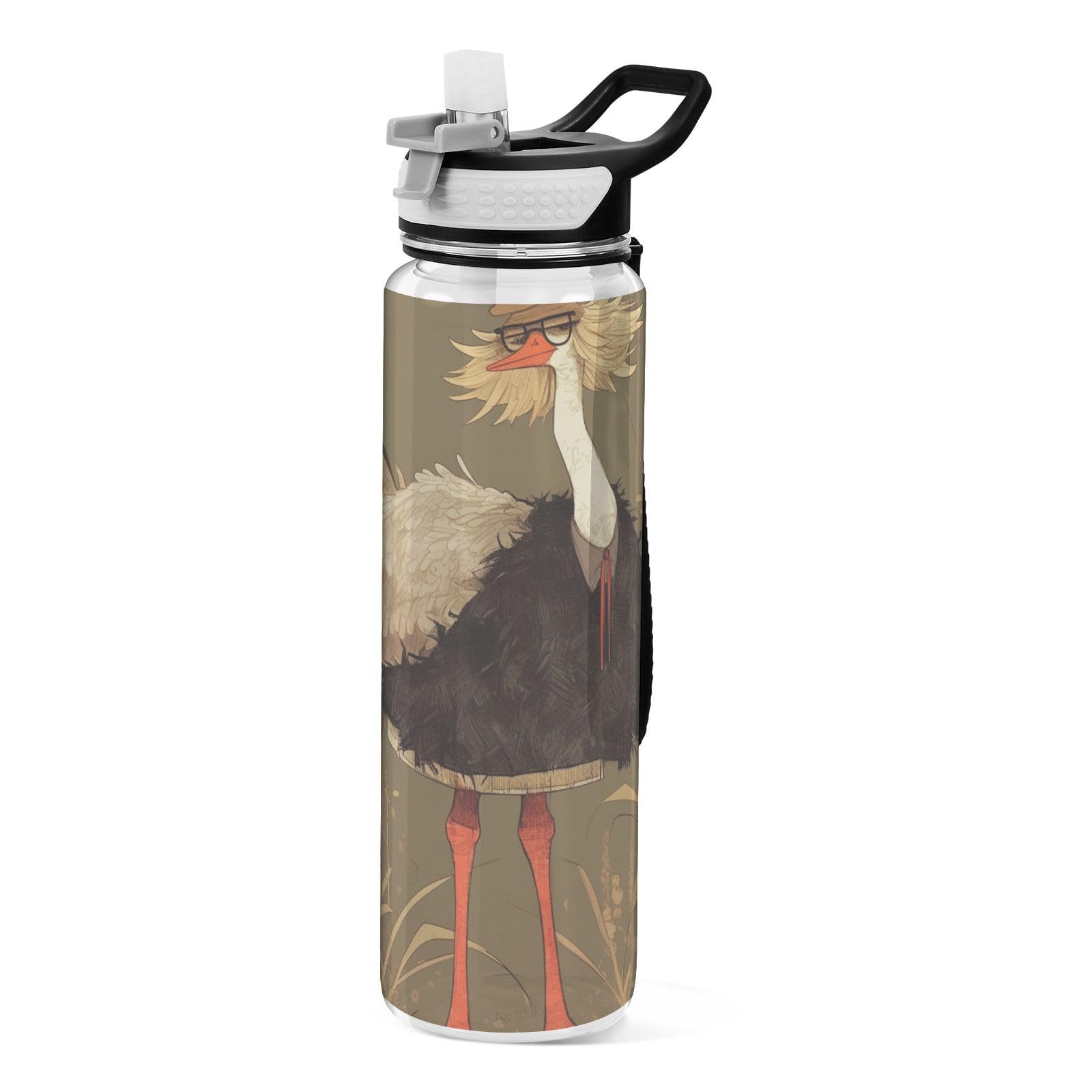 Bouteille d'eau pliable en Tritan 887ml idéale pour vos randonnées et voyages