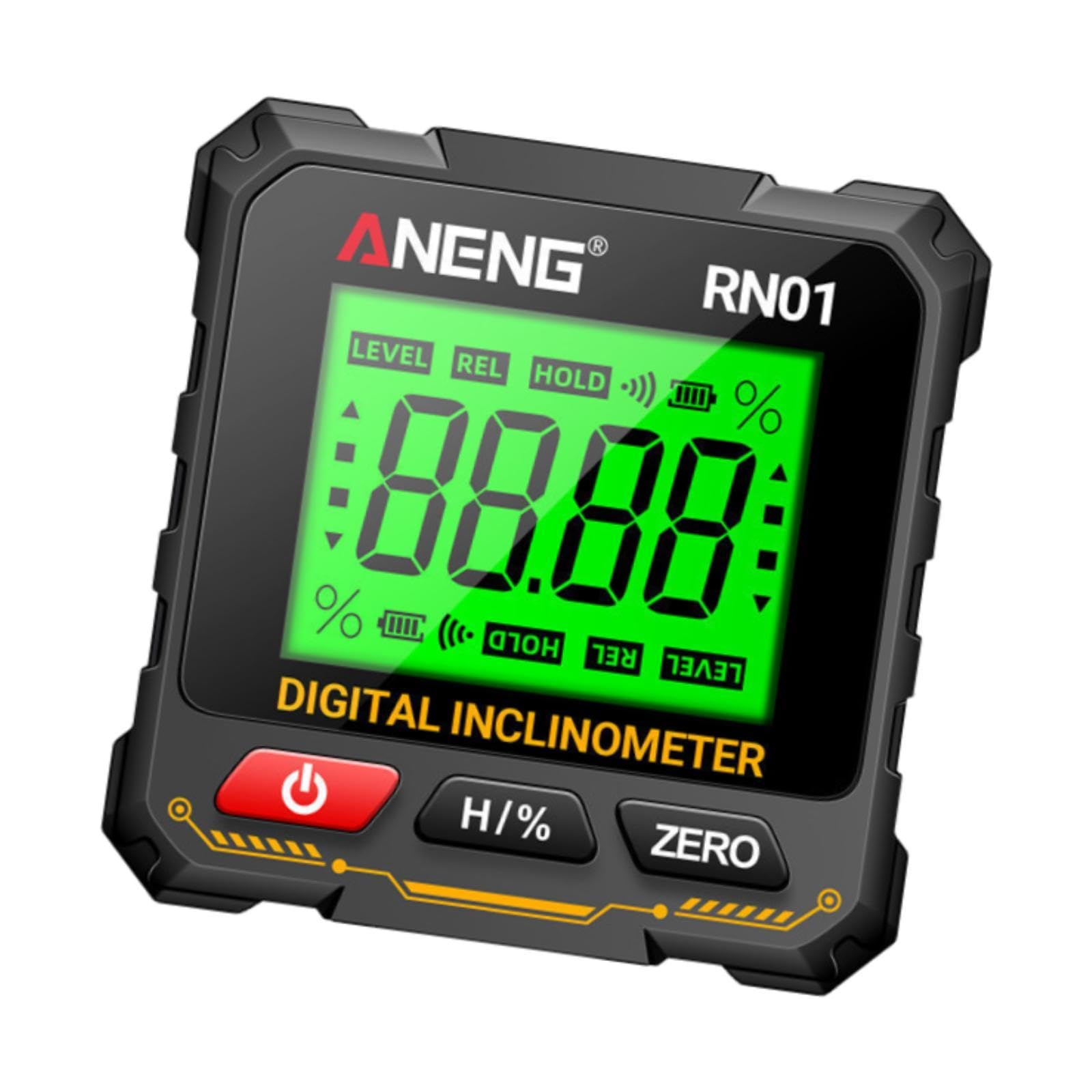 Medidor de ángulo de Nivel Digital, Herramienta de Medición con Pantalla Retroiluminada, Mini Inclinómetro Digital para Arquitectura E Ingeniería.