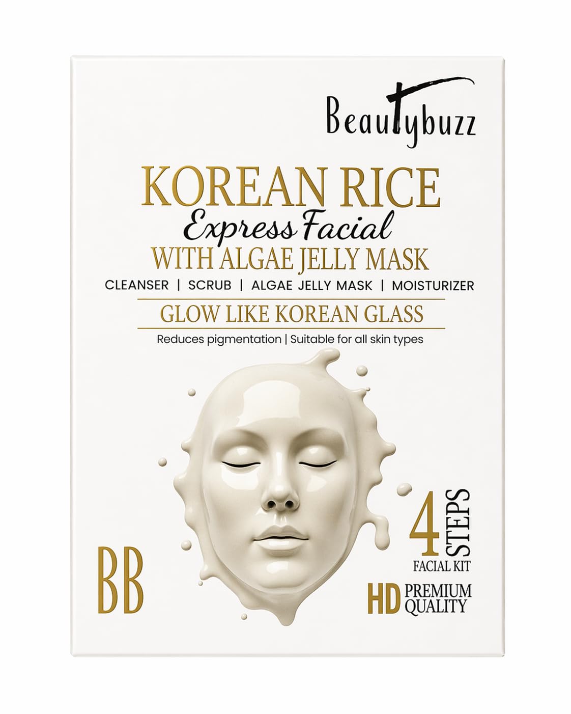 Buy Pmw - Beautybuzz Korean Rice Express Facial Kit with Algae