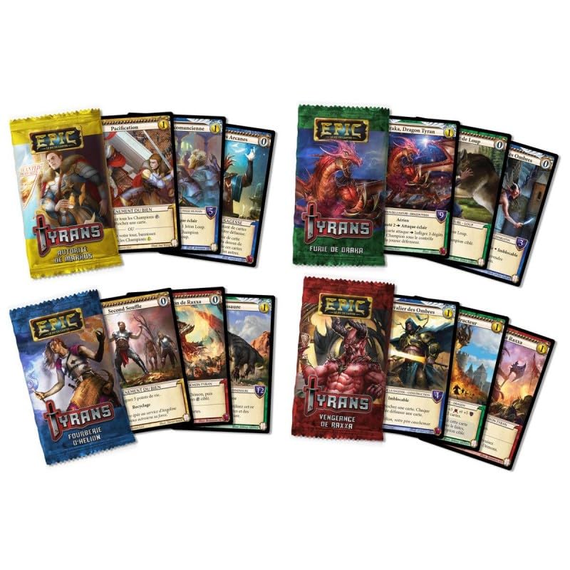 JEU DE CARTES EPIC Hautement Interactif Pantheon Furious Vs Maligus