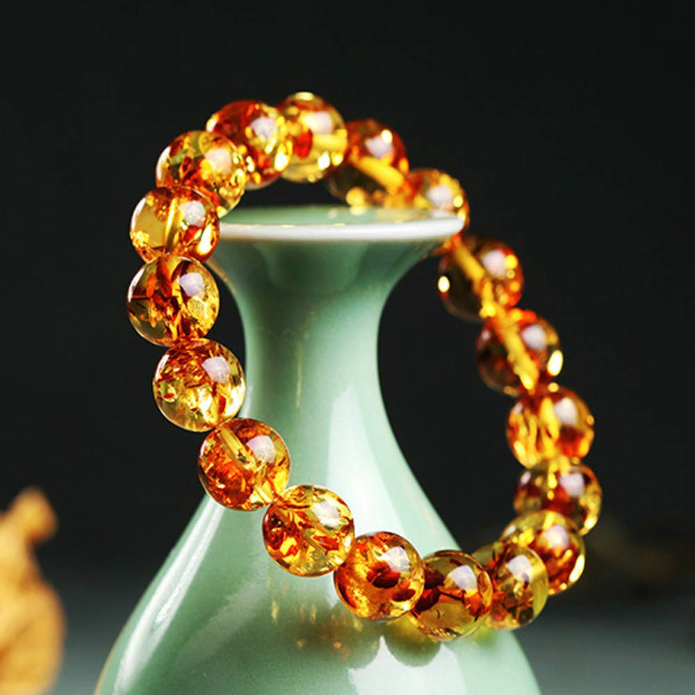 Bracciale Ambra Baltica Naturale Braccialetto di Perline Ambra Gioielli