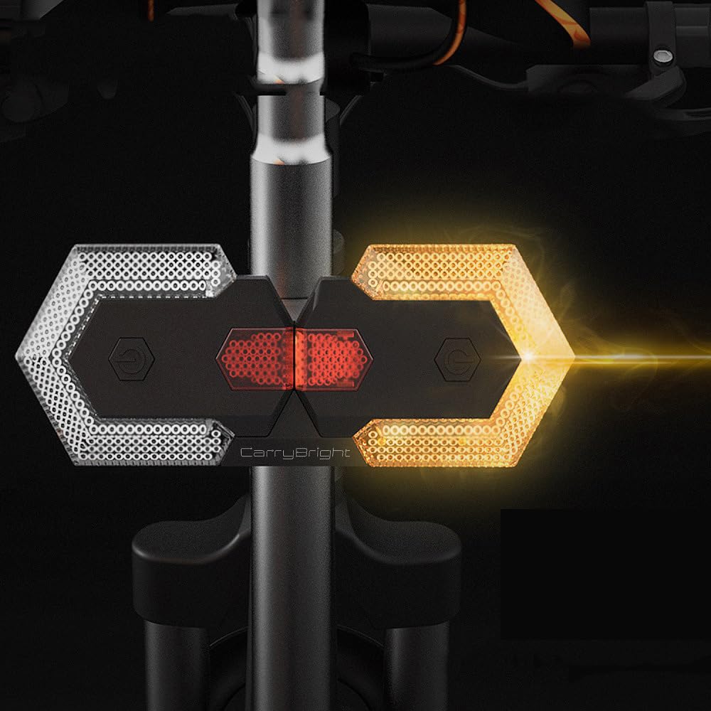 Dwie kombinacje lamp Split Turn Signal Rower Pojazd elektryczny Bezprzewodowy pilot zdalnego sterowania Tail Light Lampka ostrzegawcza ładowania baterii litowej