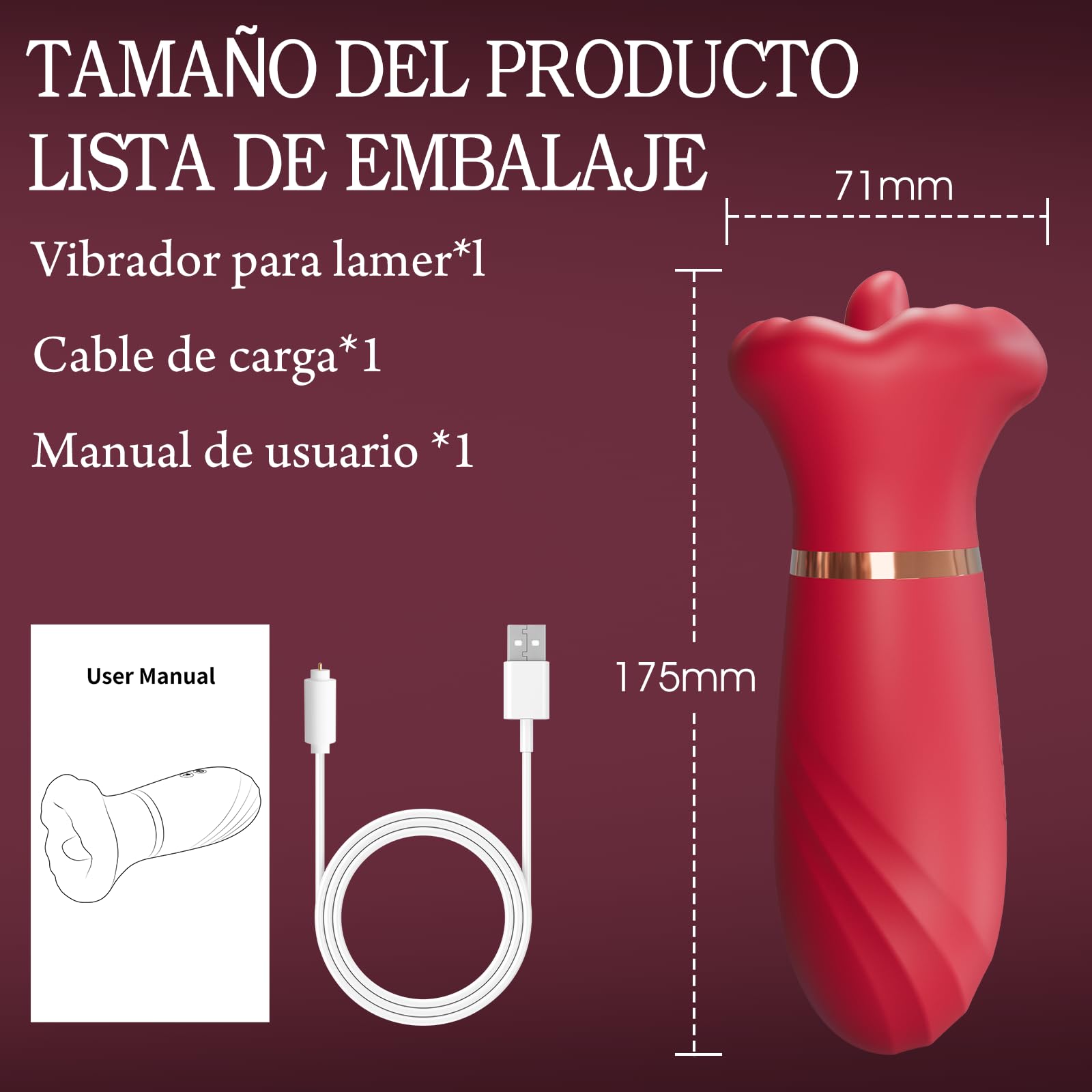 Vibrador Mujer Juguete Estimulador del clítoris - Juguete sexual para mujeres con 10 modos de vibración y 10 modos de lamido, juguetes eróticos para pareja sexuales con estimulación del clítoris