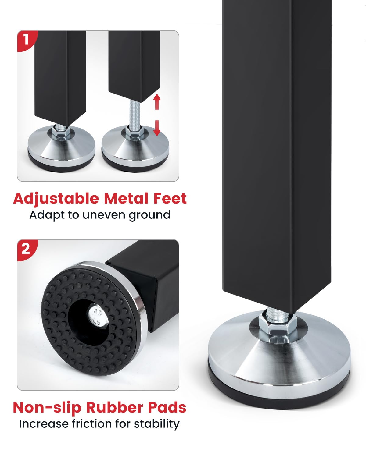 Workbench for Garage 48 Inch Work Bench Table Adjustable Height