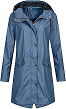 FYMNSI Women's Rain Jacket Waterproof Windproof Waterproof Breathable Rain Jacket with Hood Bicycle Hooded Jacket Outdoor Jacket