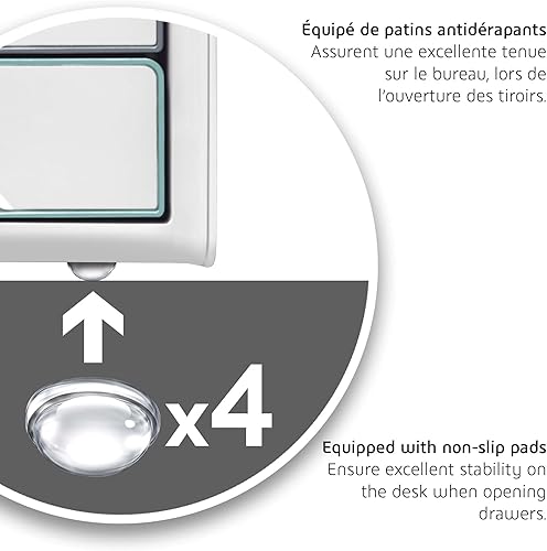 Miniatura 9 de Módulo de escritorio Smoove con 5 cajones