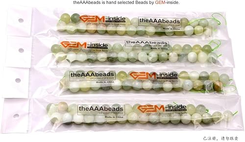 Miniatura 31 de JOE FOREMAN Cuentas redondas facetadas de fluorita de 0.315 in para hacer joyas, piedras preciosas naturales semipreciosas de 15 pulgadas