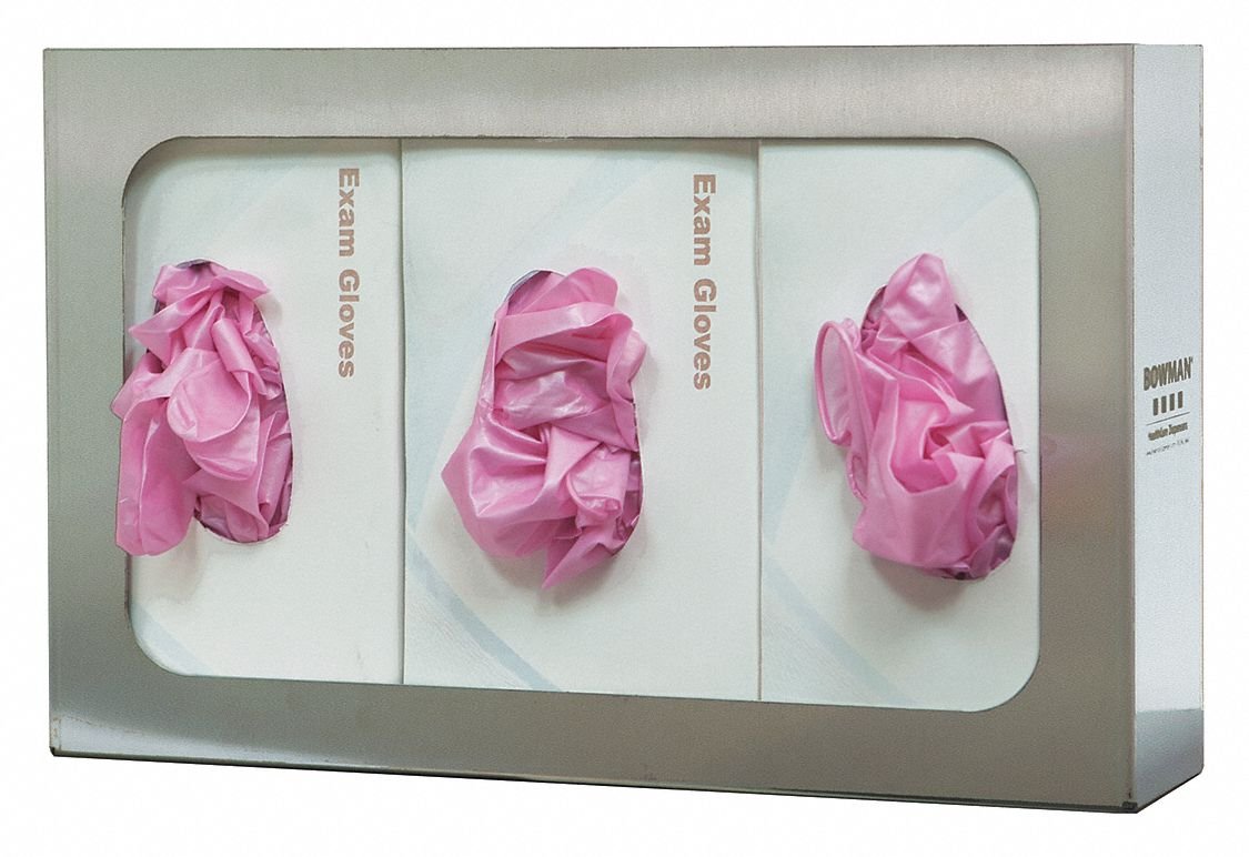 Glove Box Dispenser, (3)Boxes, 15-53/64inW