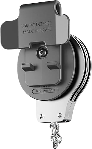 Miniatura 5 de Orpaz Funda para esposas, funda para esposas, unisex, mejorará tu apariencia táctica (clip para cinturón, estándar)