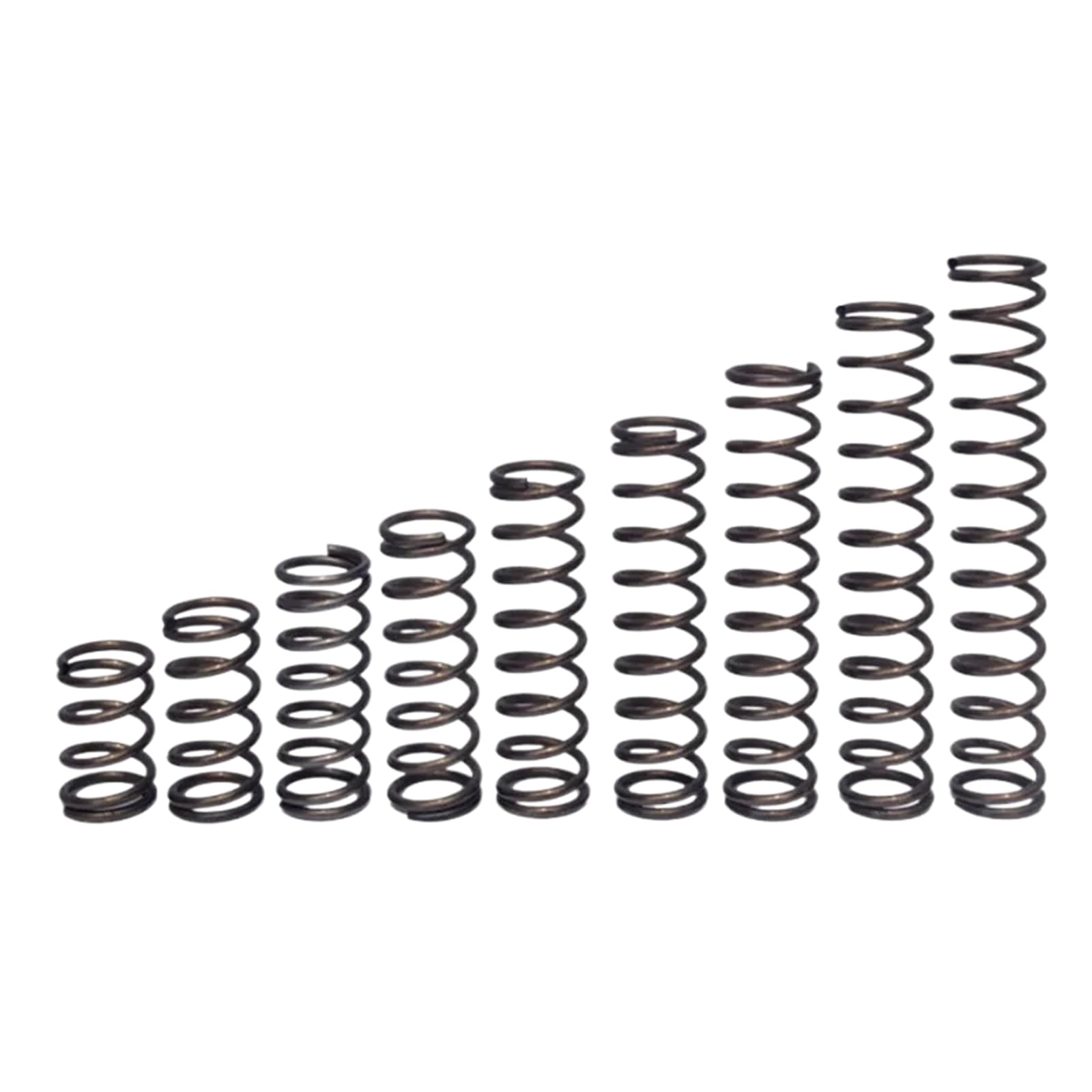 2x Druckfedern 2x22x150mm – Kompressionsfeder Aus Federstahl, 2 Mm Drahtdurchmesser, 22 Mm Außen-Ø, Für Mechanische Anwendungen