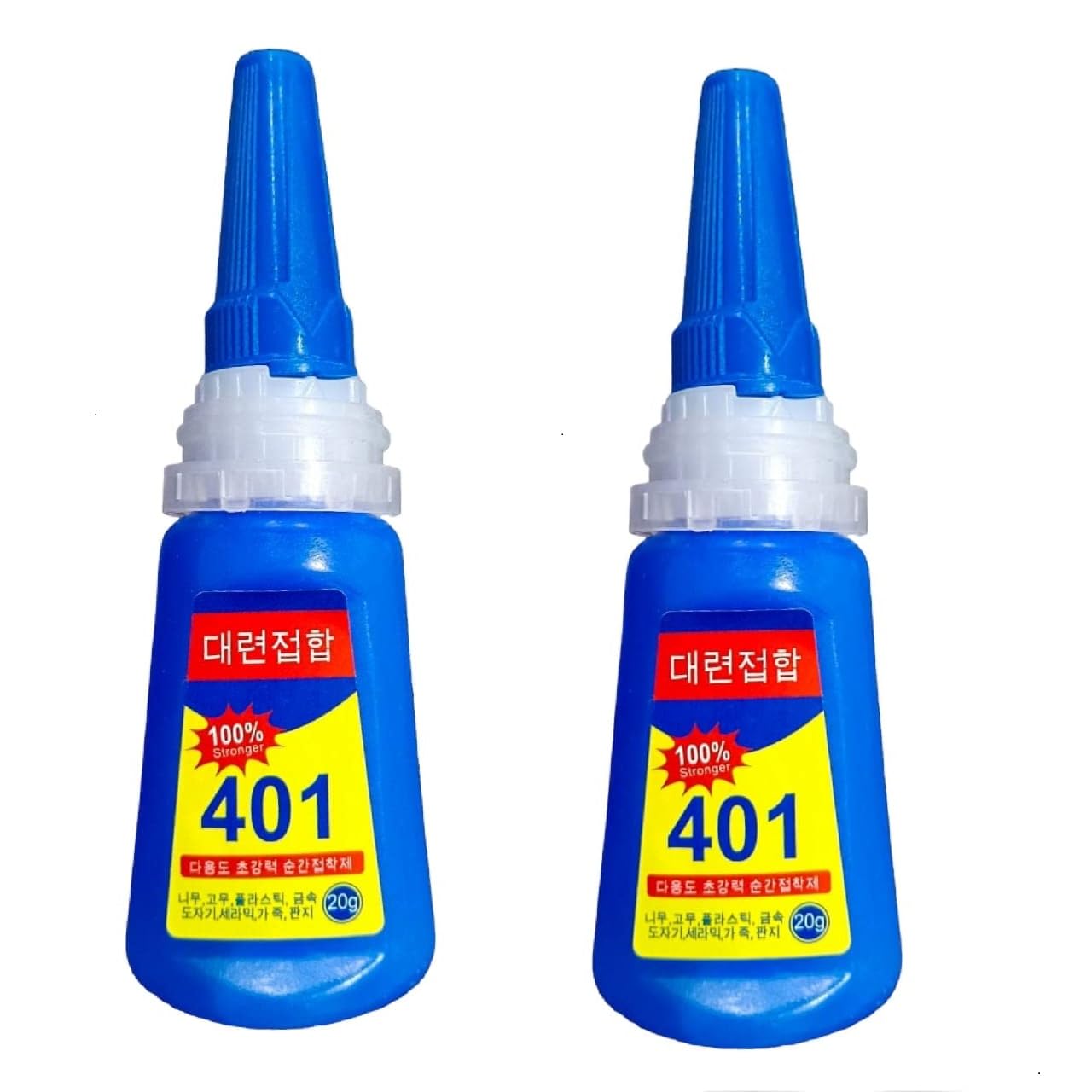Rsentera Professional Nail Art Super Glue Stronger 20G Bottle 401 Rapid Fix Handmade Adhesive Quick Dry Quick Sol Ceramic Glass Glue Dye Craft Tool Transparent (PACK OF 2)-image-11