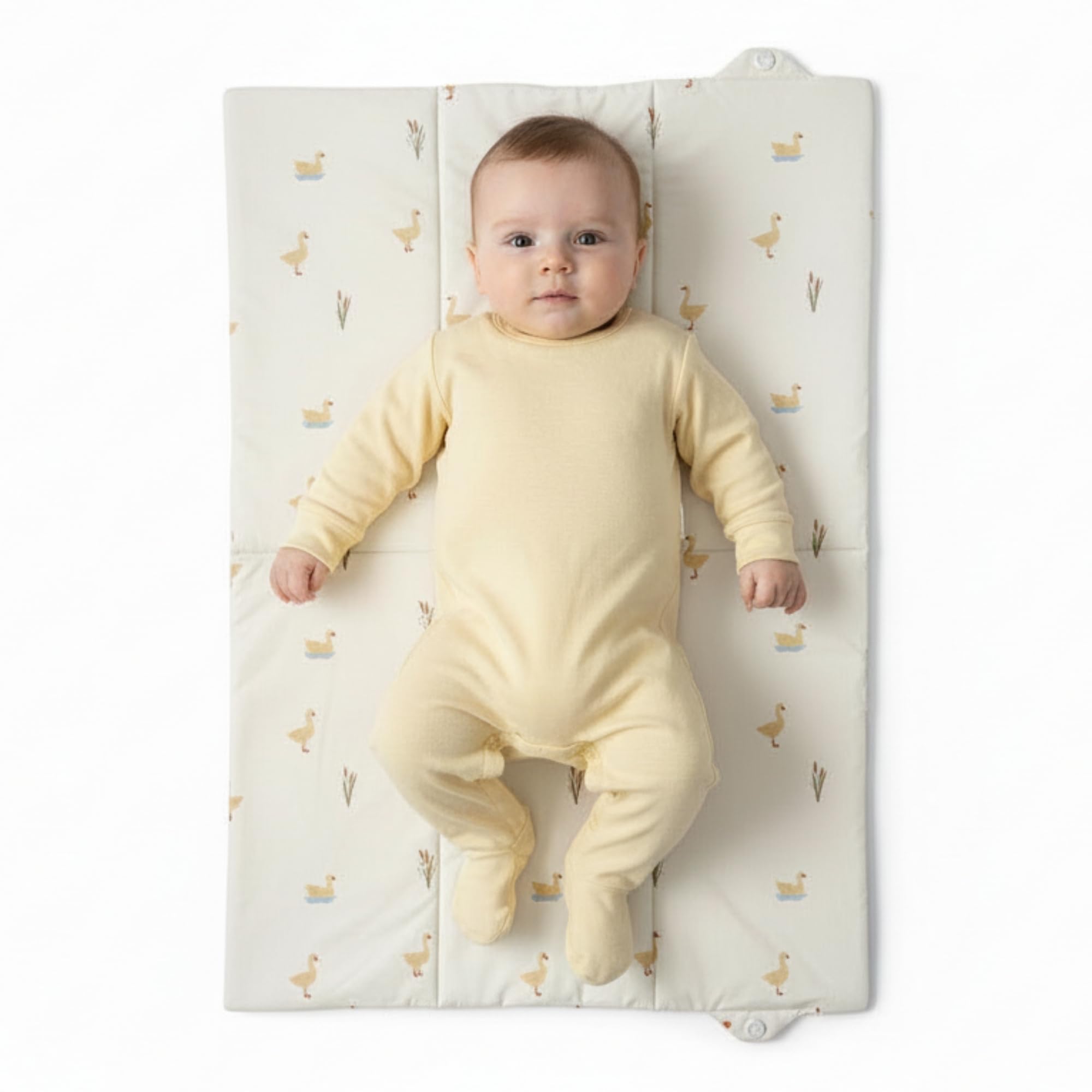 Clair de Lune Duckling Foldable Changing Mat, Easy Clean Soft Water Resistant Travel Pad 60 x 34 cm