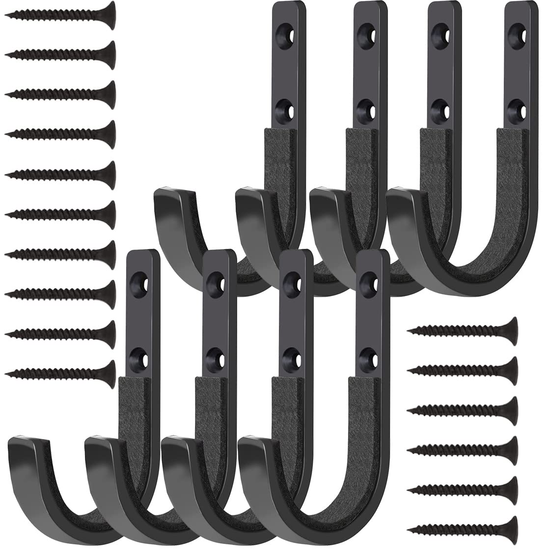 10 PAIR Gun Rack Shotgun Hooks Rifle Hangers Archery Bow Wall