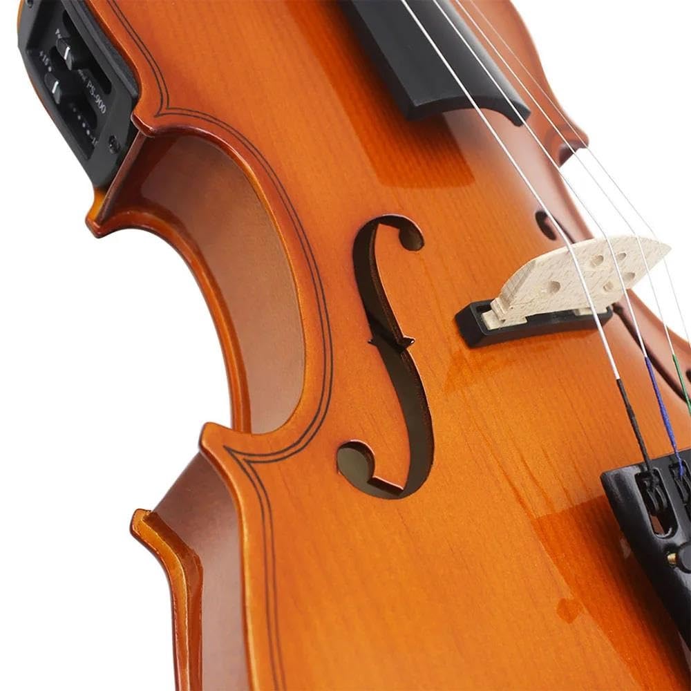Violín instrumento musical Violín Acústico Eléctrico De Madera Maciza 4/4