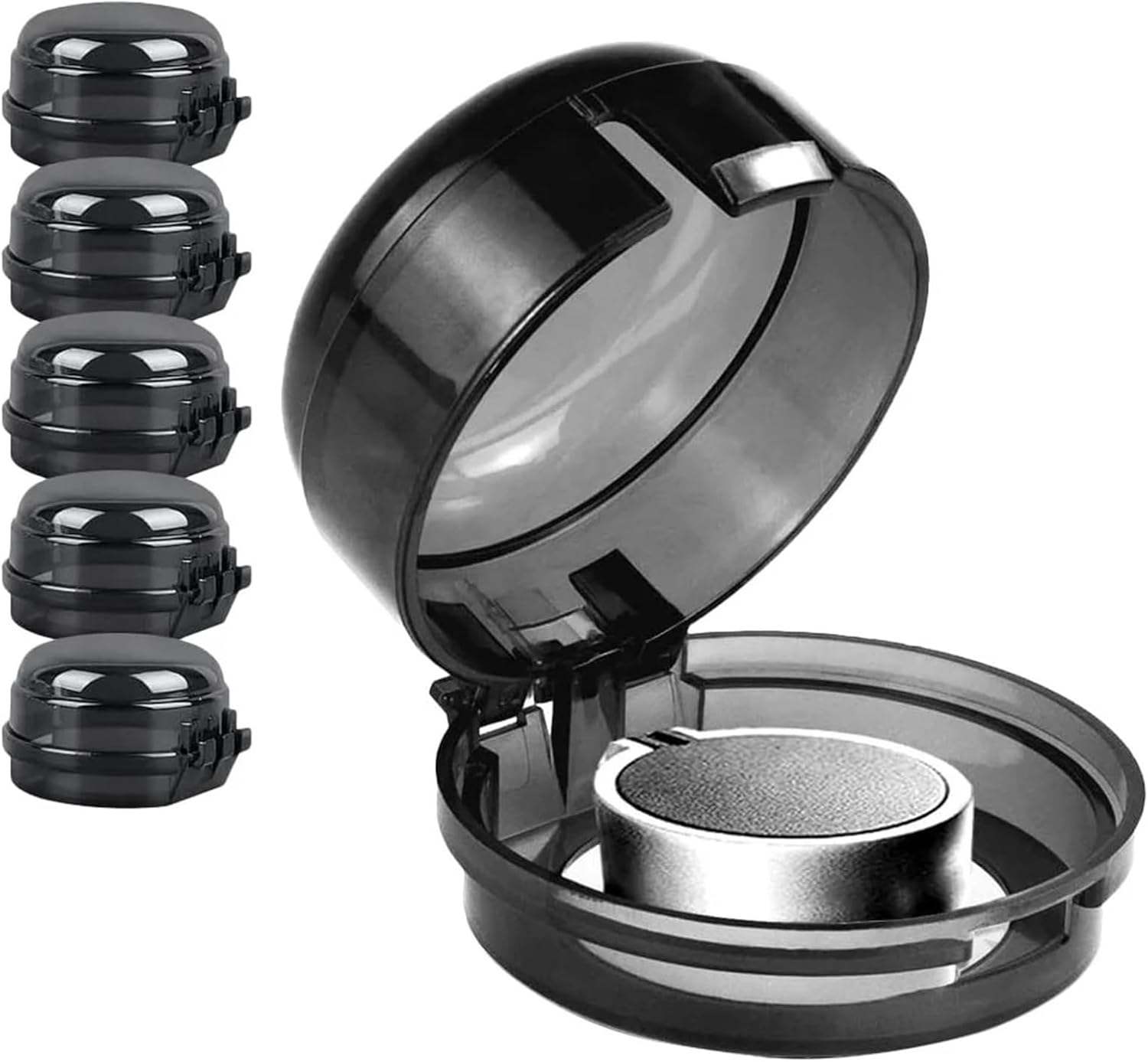 Stove Knob Safety Covers 16pcs Safety Knob Covers Sturdy Plastic Oven Stove Gas Appliance Protection Easy Installation Parent Friendly Guard for Kitchen Safety