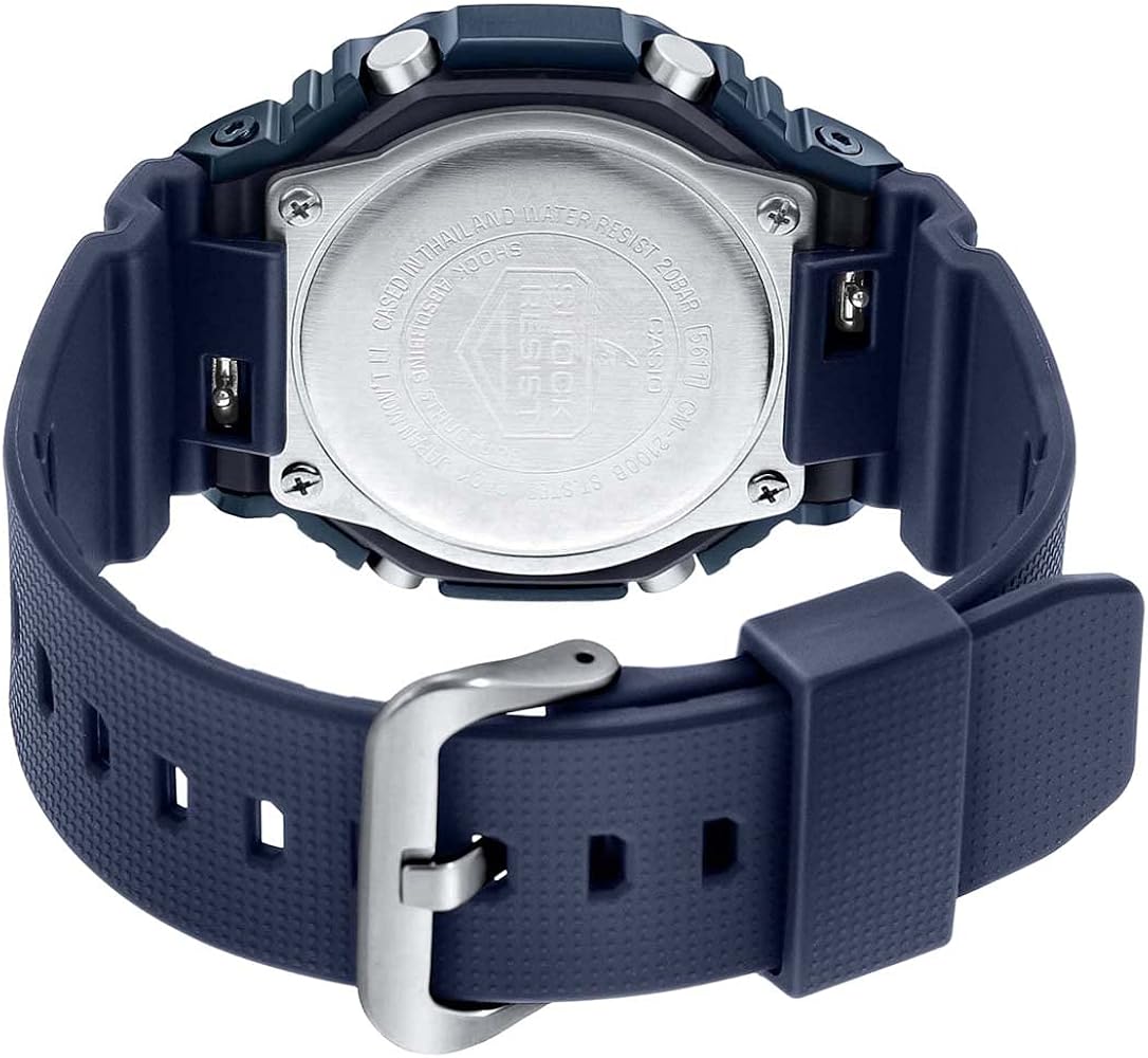 Casio G-Shock GM-2100N-2ADR Dark Blue IP Blue Analog-Digital Dial