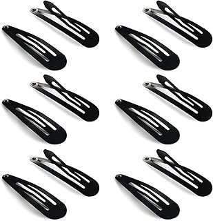 Snap Hair Clips, 40 Pack 2 Inch Barrettes Metal Hair Clips Slides, Women And Girl Metal Bb Barrettes Accessories Styling