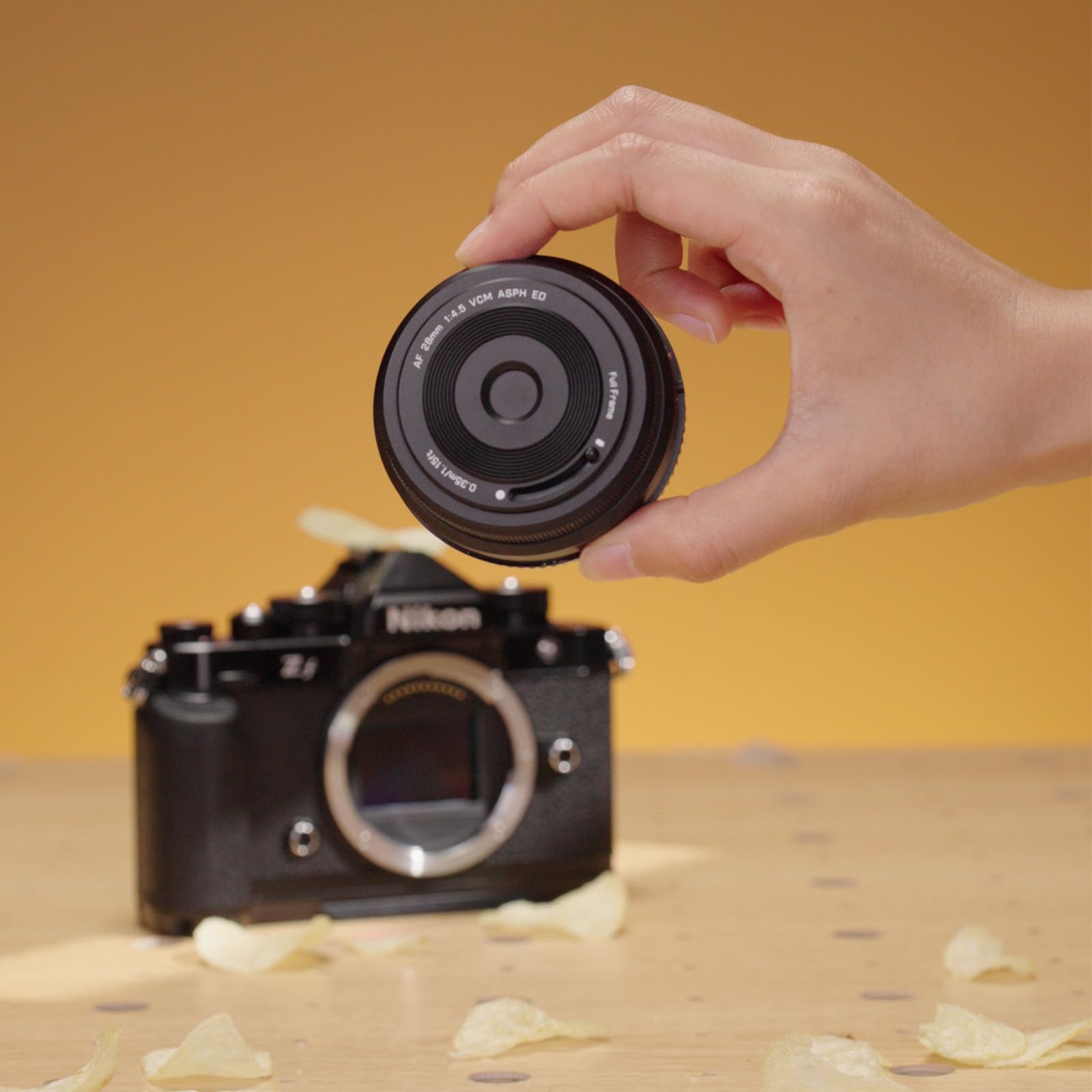VILTROX AF 28 mm F4.5 - Obiettivo Pancake Full Frame per fotocamera L Mount