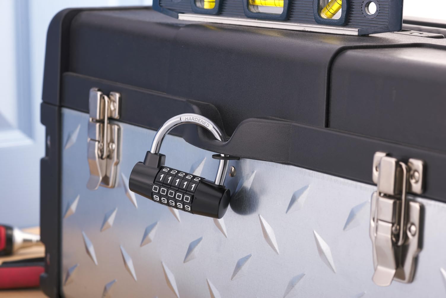 Brinks Candado de combinación reajustable con barra en U pequeña de 2-7/8 pulgadas