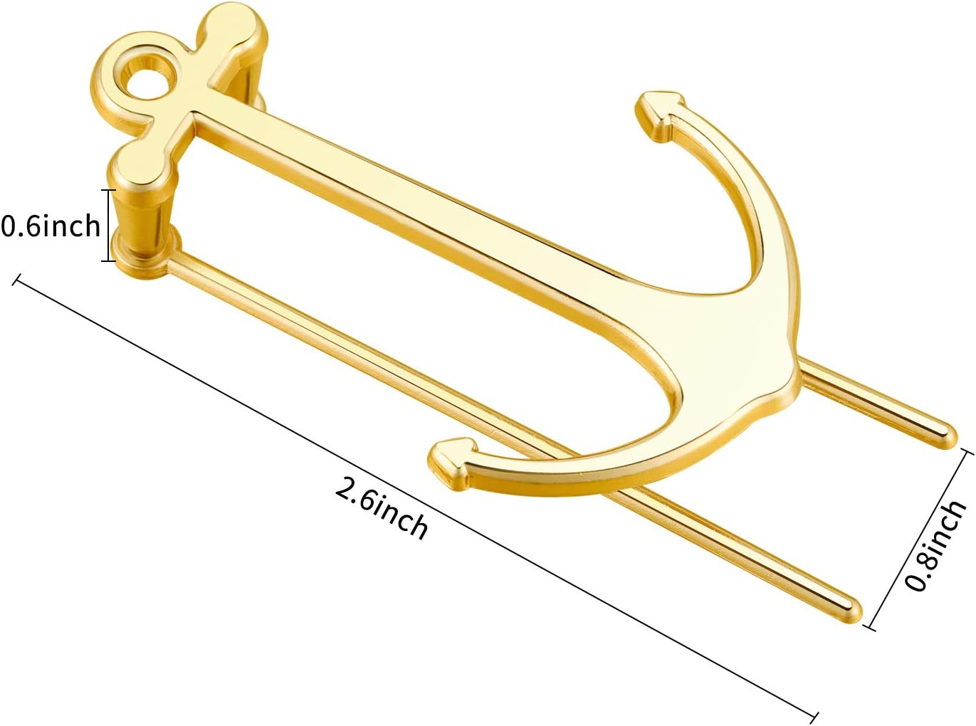 2 Pieces Bookmarks Creative Bookmark Metal Page Holder for Students Teachers Graduation Gifts School Office Supplies (Gold)