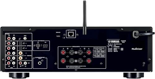Yamaha R-N600A Ampli-tuner Hi-Fi réseau, Wi-Fi, AirPlay 2, Bluetooth, convertisseur N/A SABRE, TUNER DAB/DAB+, MusicCast avec de nombreux services de streaming, gris - 3