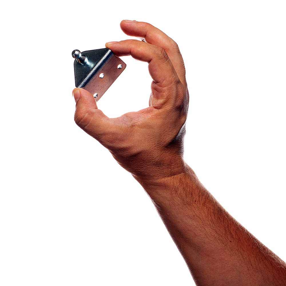 Gas Spring Lift Support Mounting Brackets 10mm Ball Stud (2 Pair 10