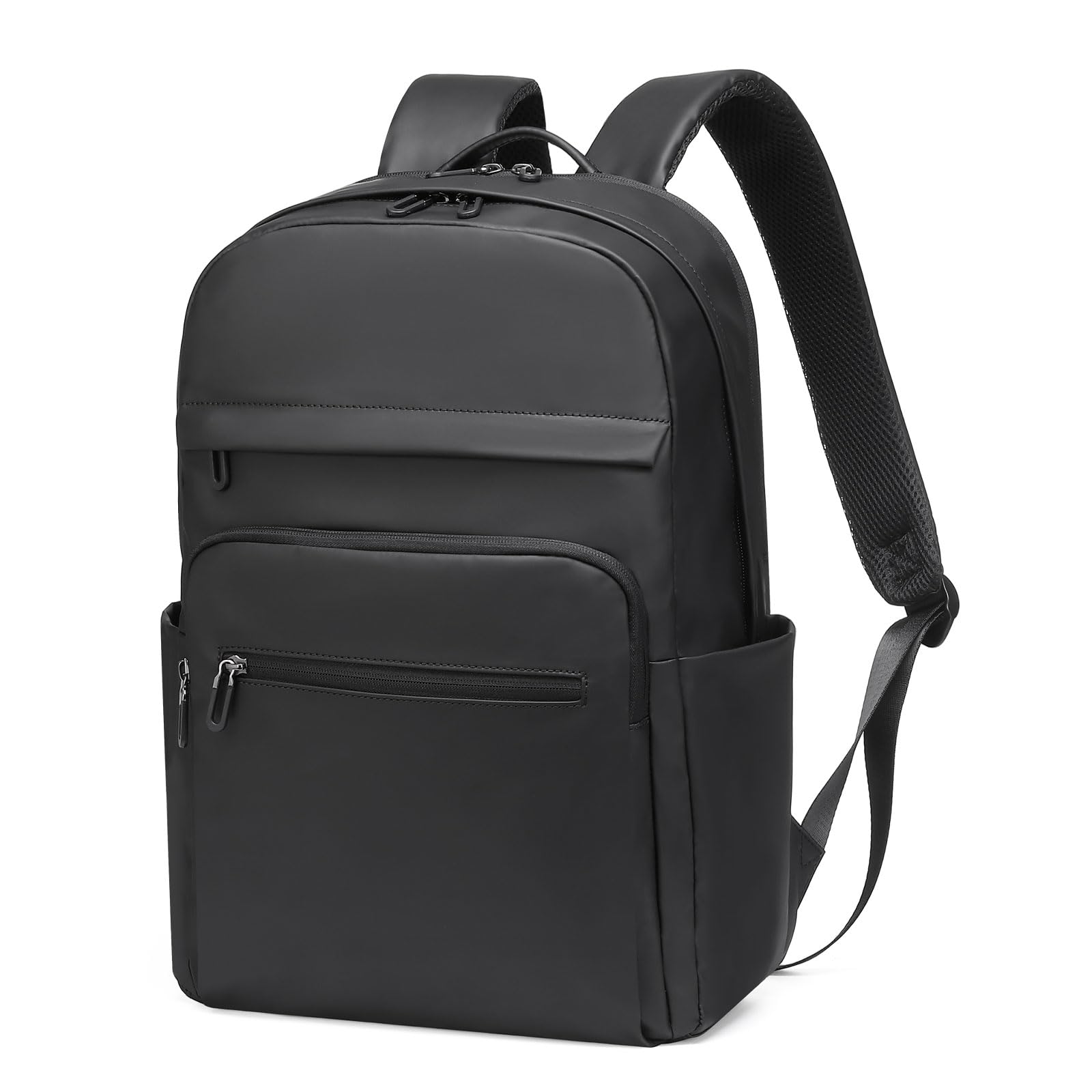 Black Backpack for Men Laptop Backpack for Work Anti-Theft Travel Carry On 16 Inch Computer Bag Water Resistant