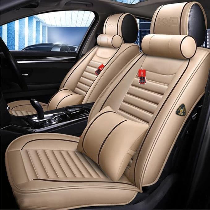 KVD AUTOZONE Super Leatherette luxurry Car Seat Cover Compatible with