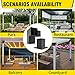 Pergola Brackets 4x4Woodworks Pergola kit Modular Modern Outdoor pergola Hardware Kit DIY Elevated Wood Stand kit Includes 4 Bracket Shoulders 4 Boots for 4x4 (Actual: 3.5x3.5 Inch) Lumber
